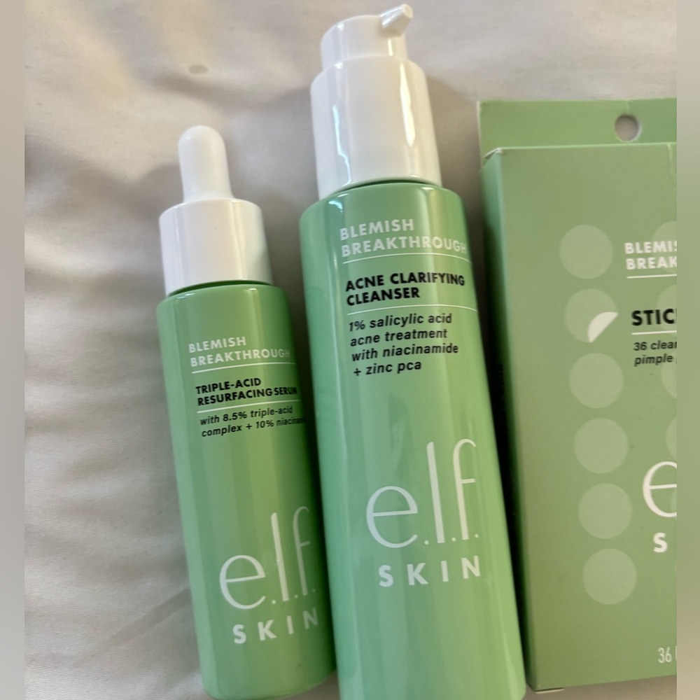 Elf Acne Clarifying Cleanser and Serum